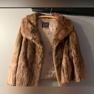 Women’s ‘Gourdier’ Brown Fur Coat 🧥